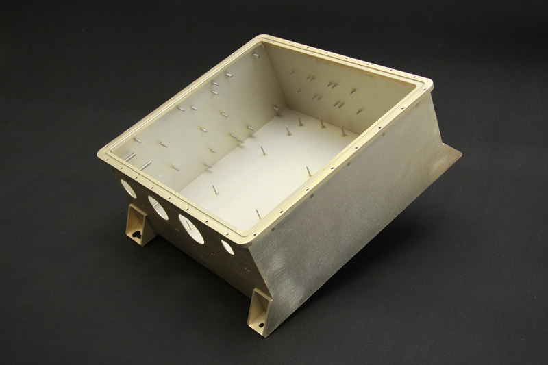 metal box with screws