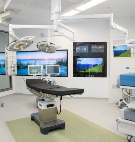 office with an examination table